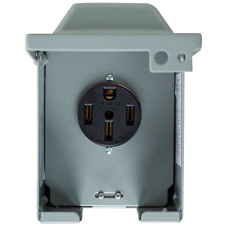 electrical power outlet box d676614|Sportsman Series 50 Amp Power Outlet at Tractor .